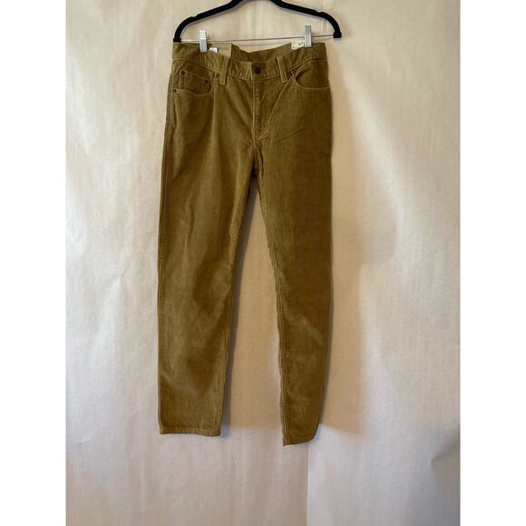 Levi’s Low Profile Corduroy Golden Brown Men's NWT 29/30 Cotton  Pant Jean - Picture 5 of 9